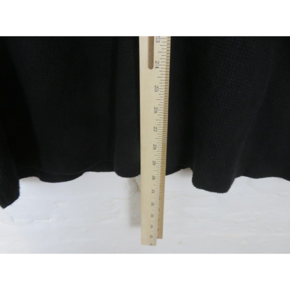 Gap Shirt Mens 3XL Black Textured Modal Camp Collar Short Sleeve Button Up Knit - Picture 9 of 9